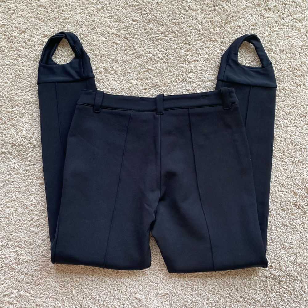 Fendi Ski Pants Stirrup Skinny Snow Leggings Black EUC FF-tape ski IT 44 / US 10